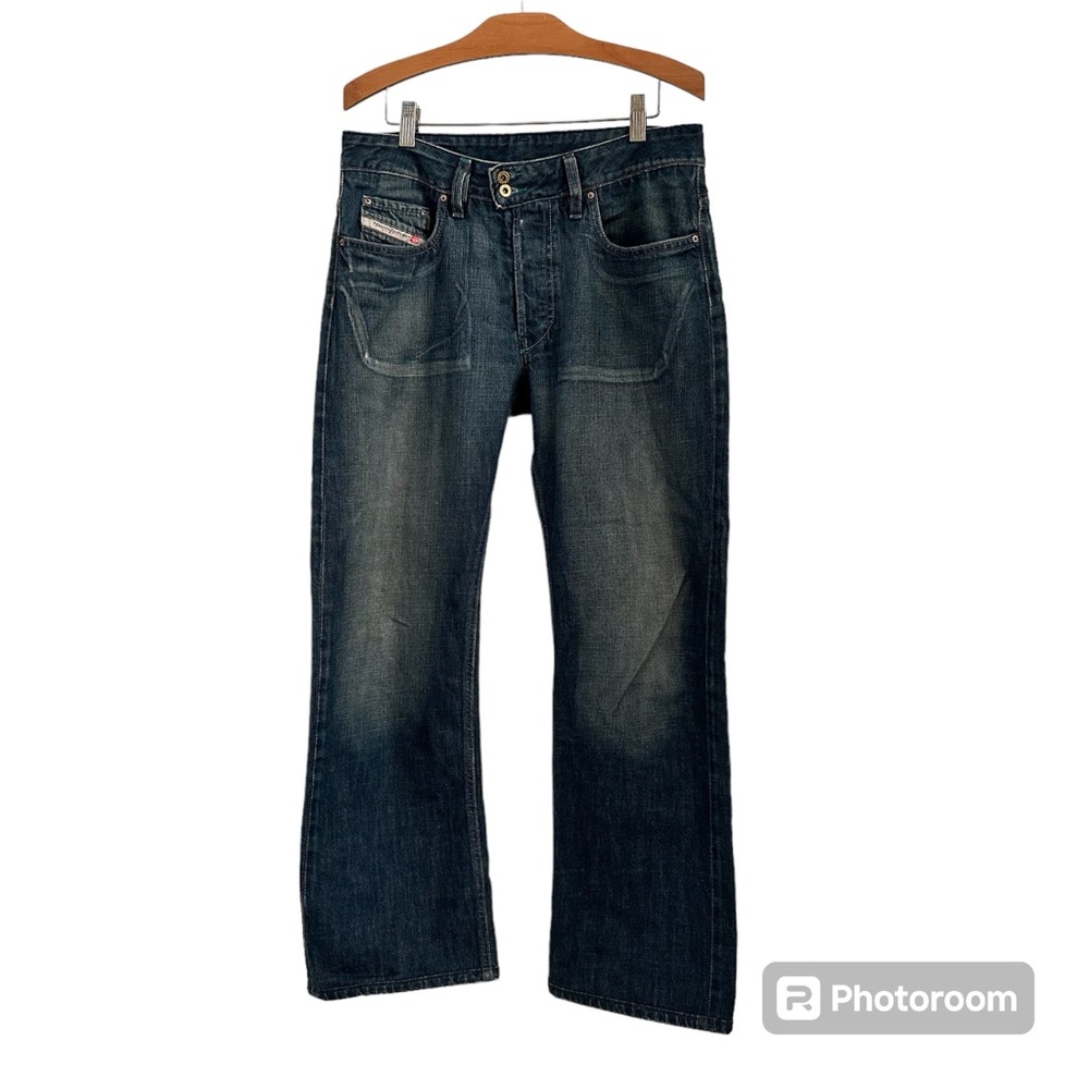 Diesel Industry Denim Division Jeans Size 32 Made in Italy Button Fly Inseam 28”
